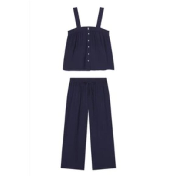 LAKE Hamptons Pants Set in English Navy NWOT - Size XS - Picture 2 of 13